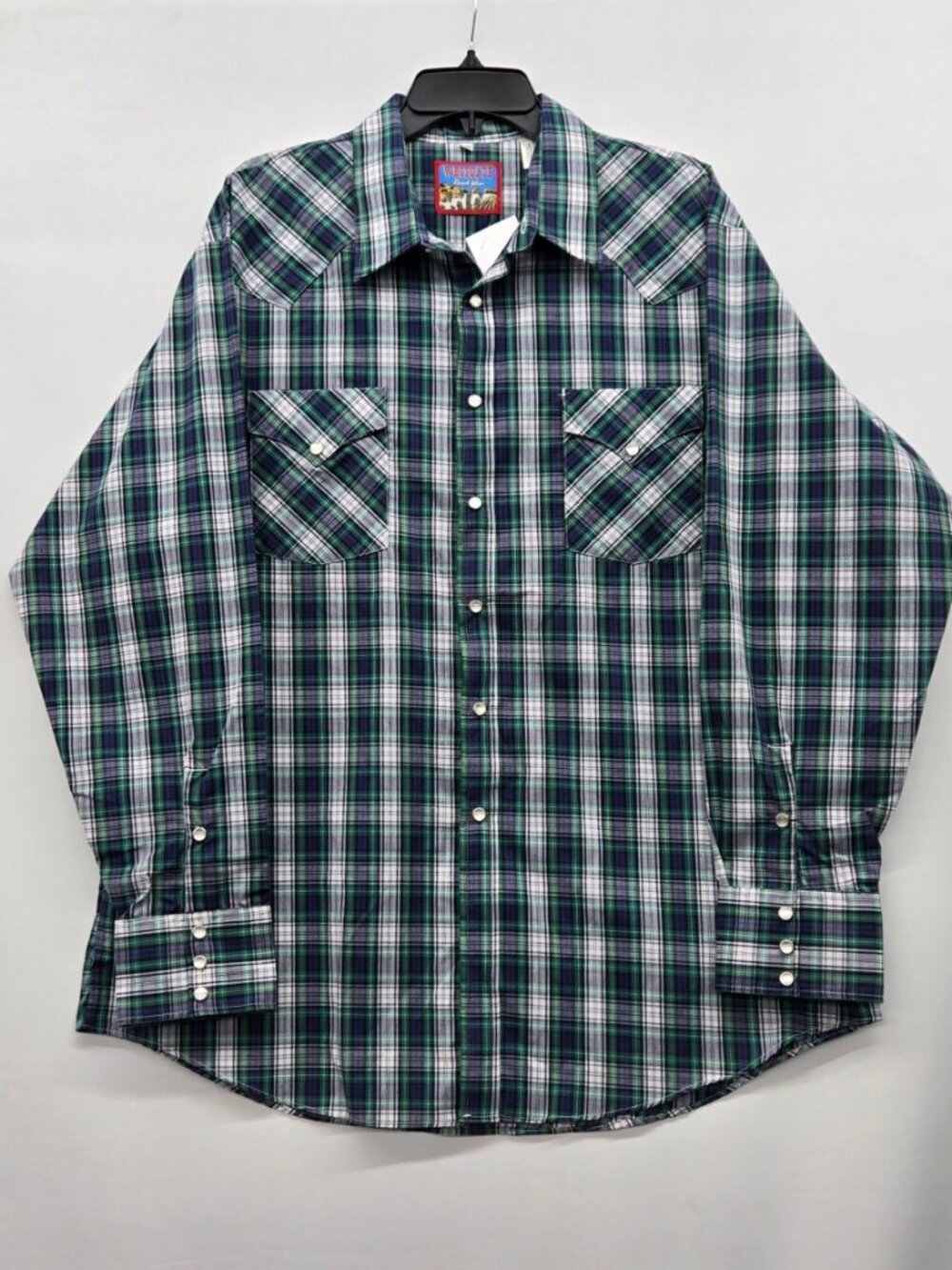 Westgate Road Wear Plaid Pearl Snap Western Shirt XL/TG